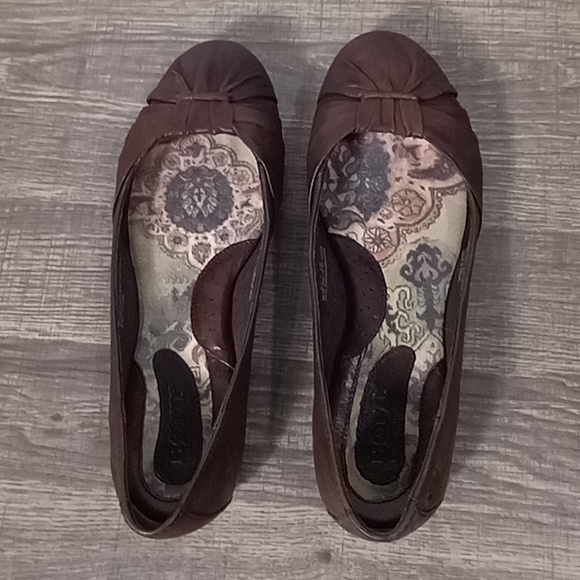 Born Brown Adele Leather Ballet Flats Size 8.5 - Picture 7 of 8